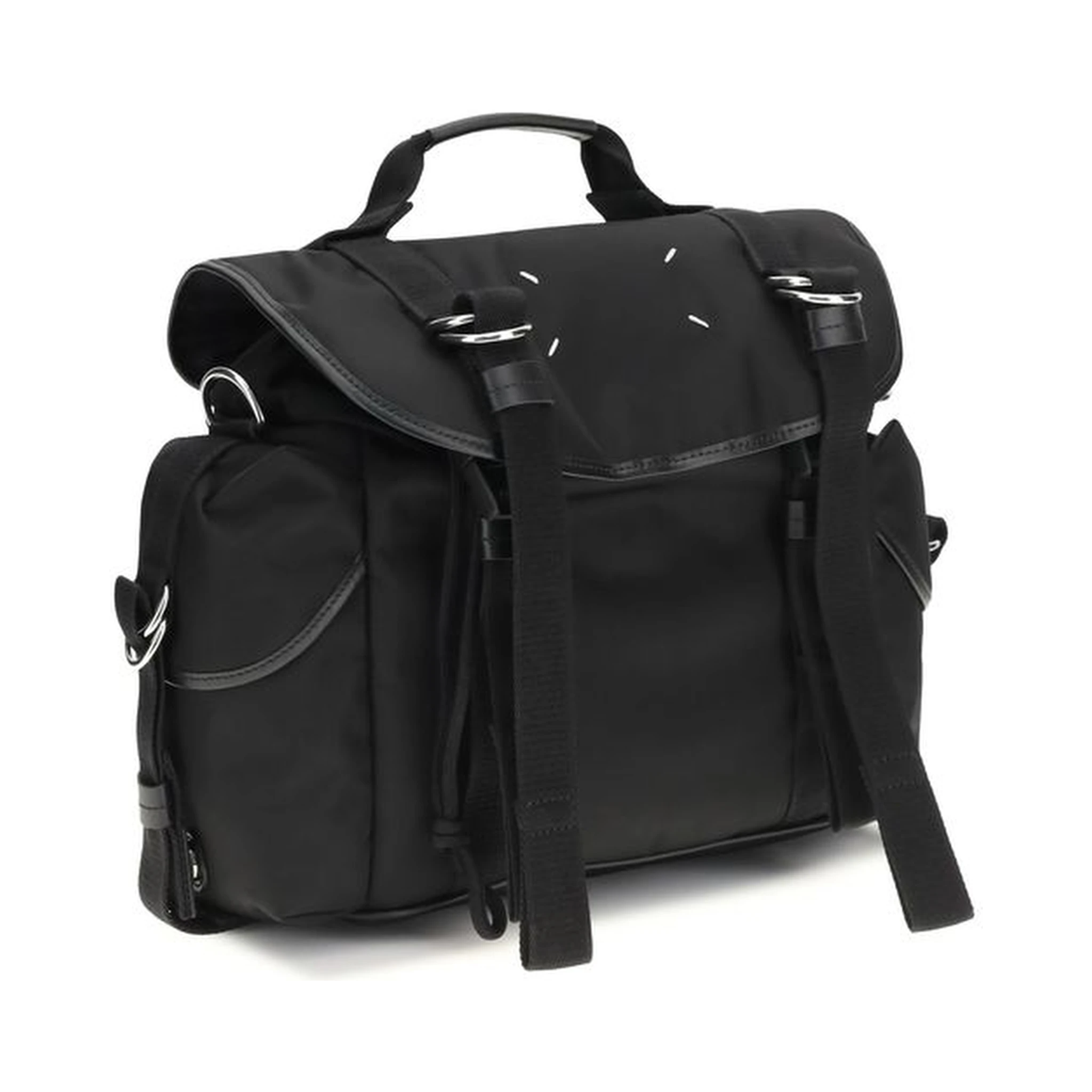 Black Polyamide Shoulder Bag