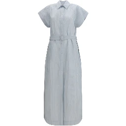 Blue Copper Long Dress