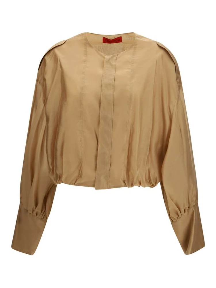 Beige Lycra Jumpsuit