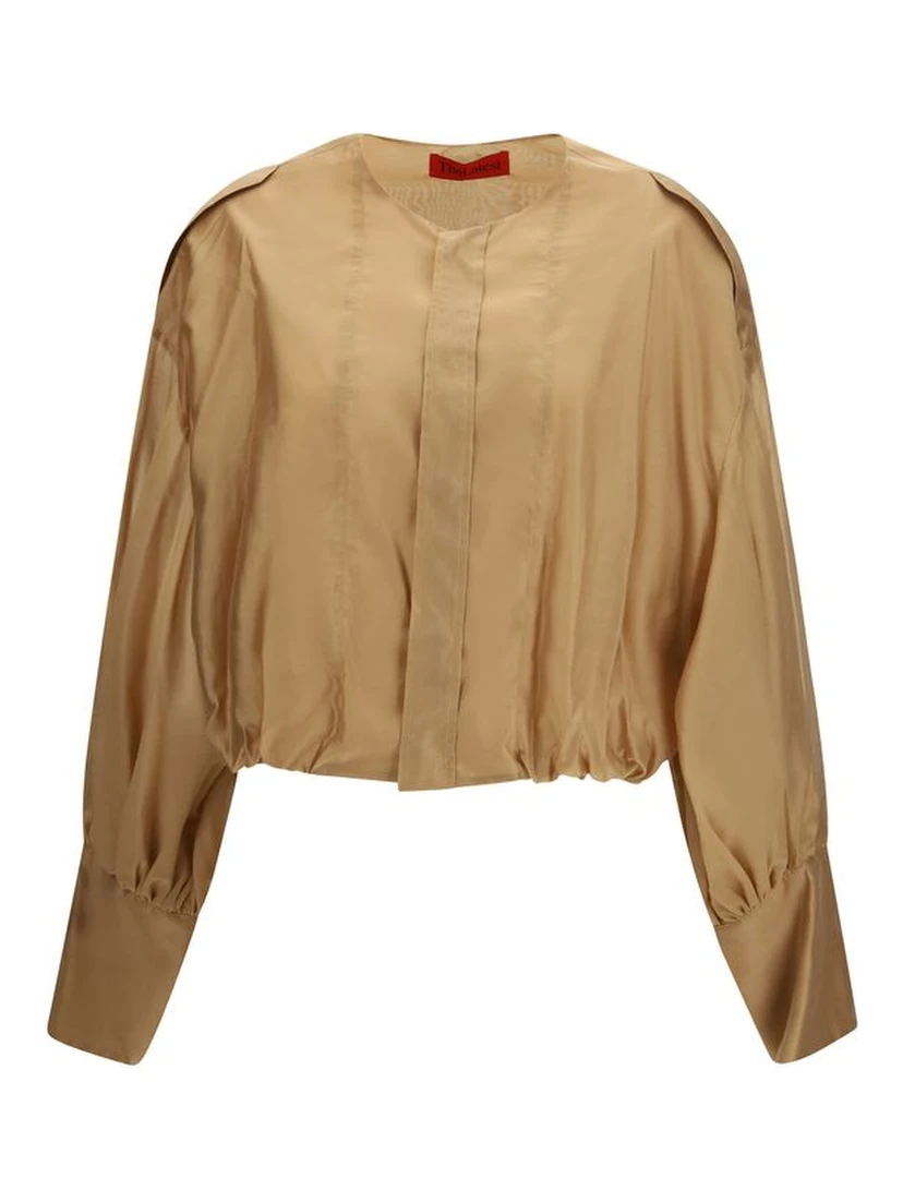 Beige Lycra Jumpsuit