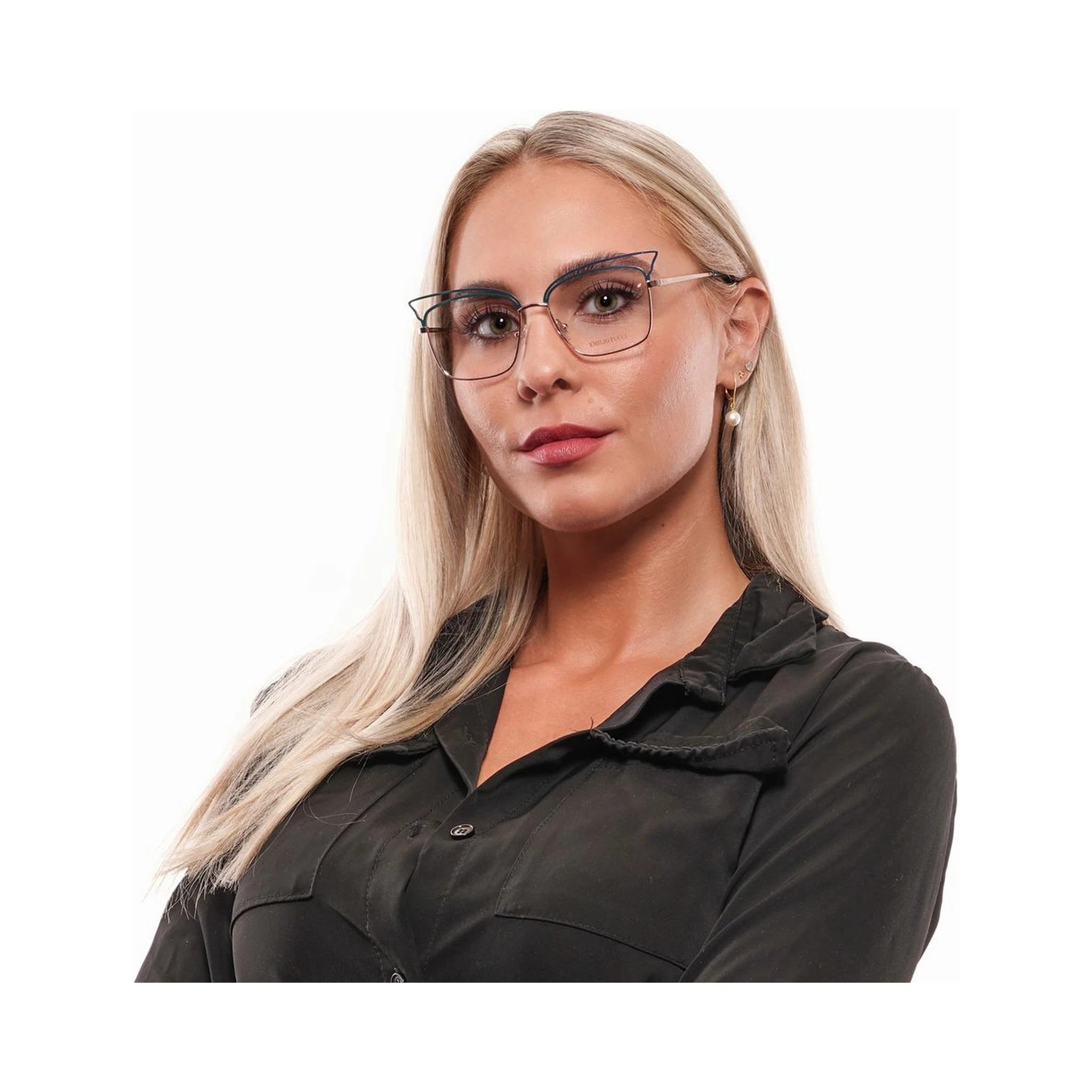 Turquoise Metal Glasses (Frames)