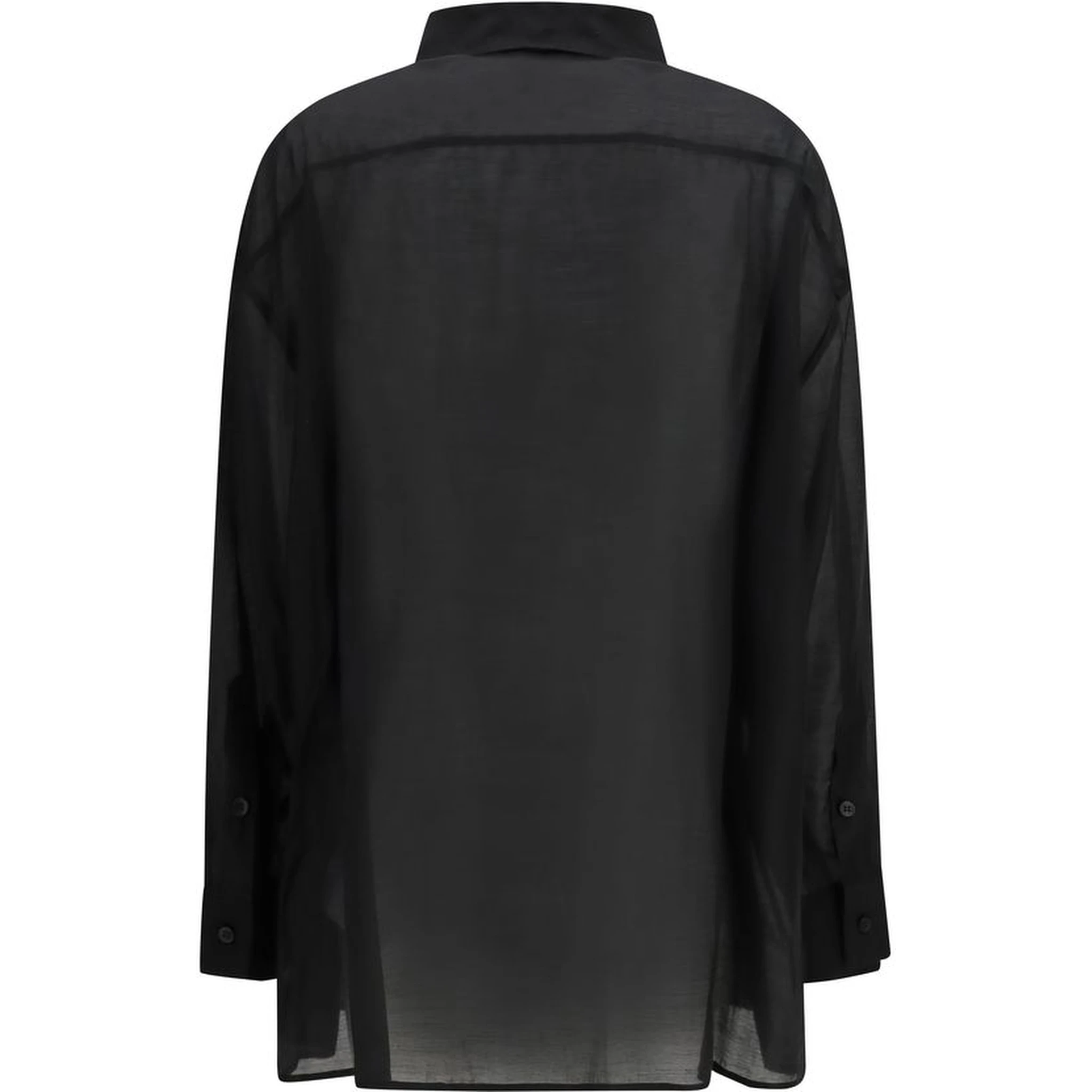 Black Lycra Dress Shirt