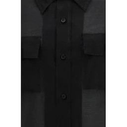 Black Lycra Dress Shirt