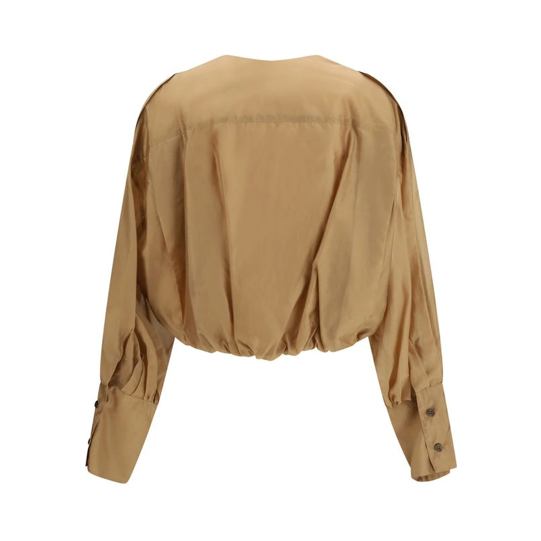 Beige Lycra Jumpsuit