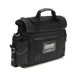 Black Polyamide Shoulder Bag