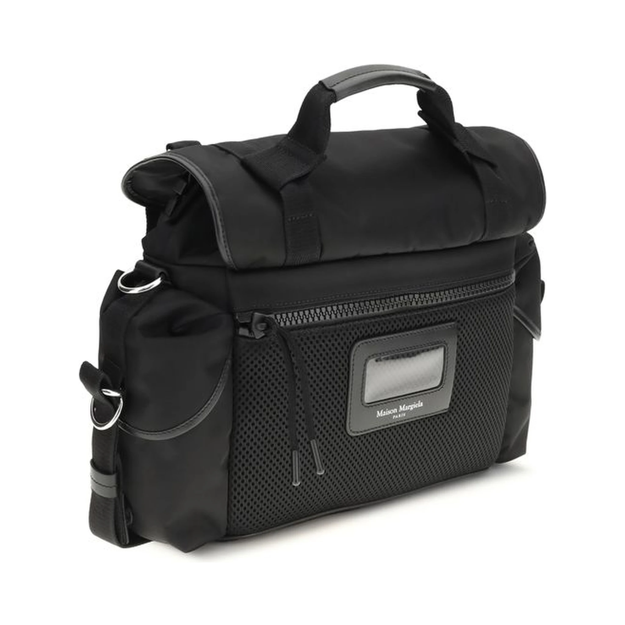 Black Polyamide Shoulder Bag