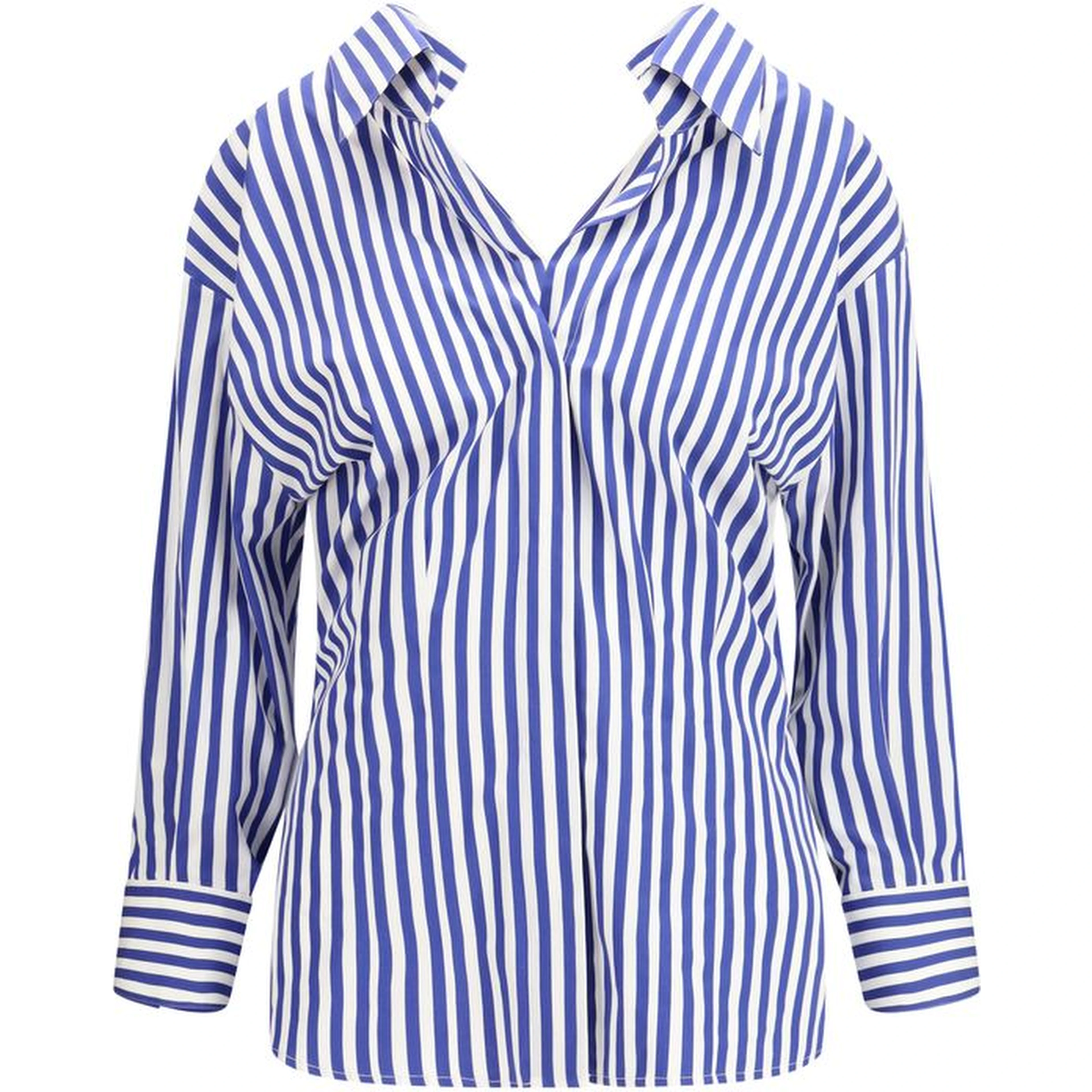 Blue Cotton Pattern Shirt