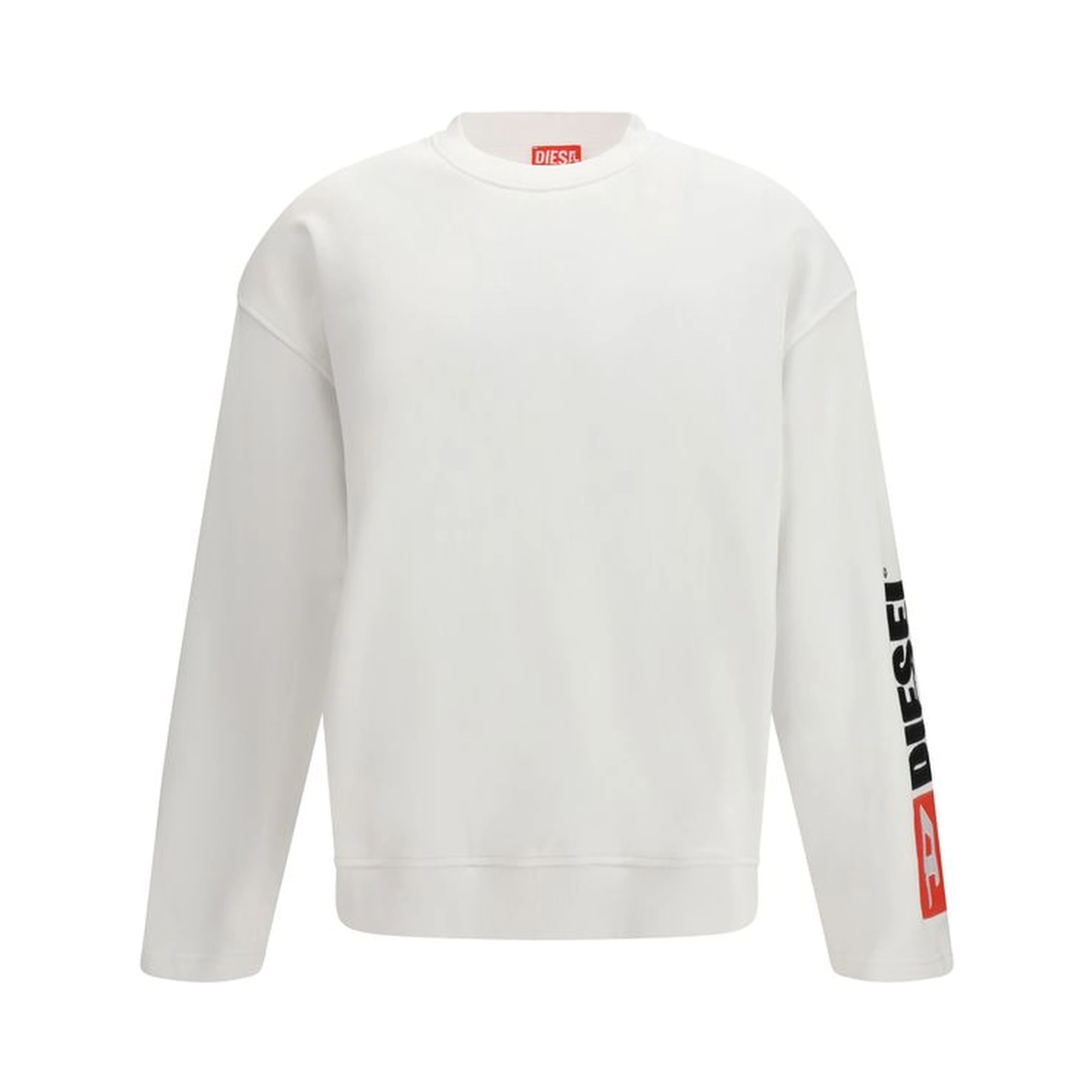 White Cotton Sweatshirt