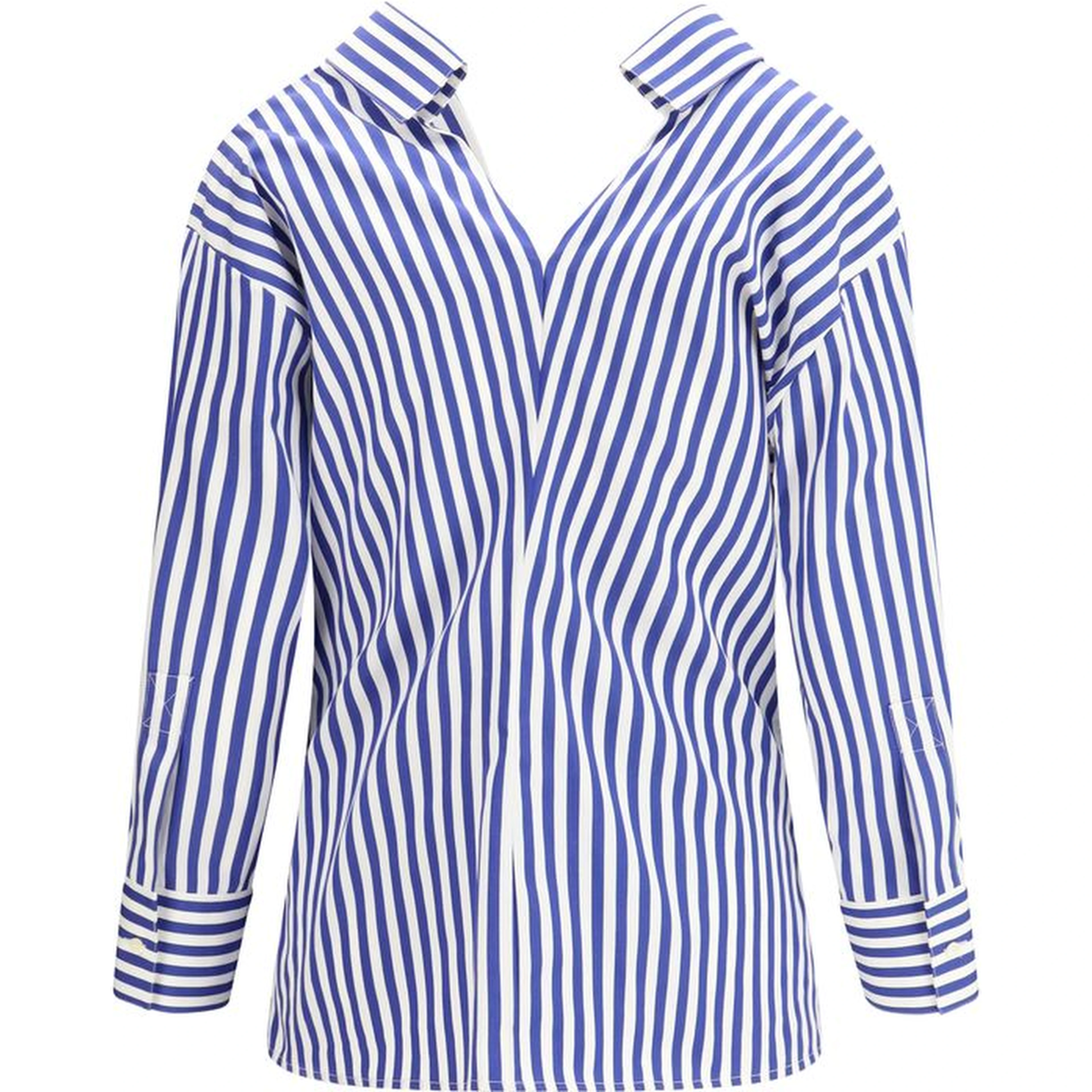 Blue Cotton Pattern Shirt