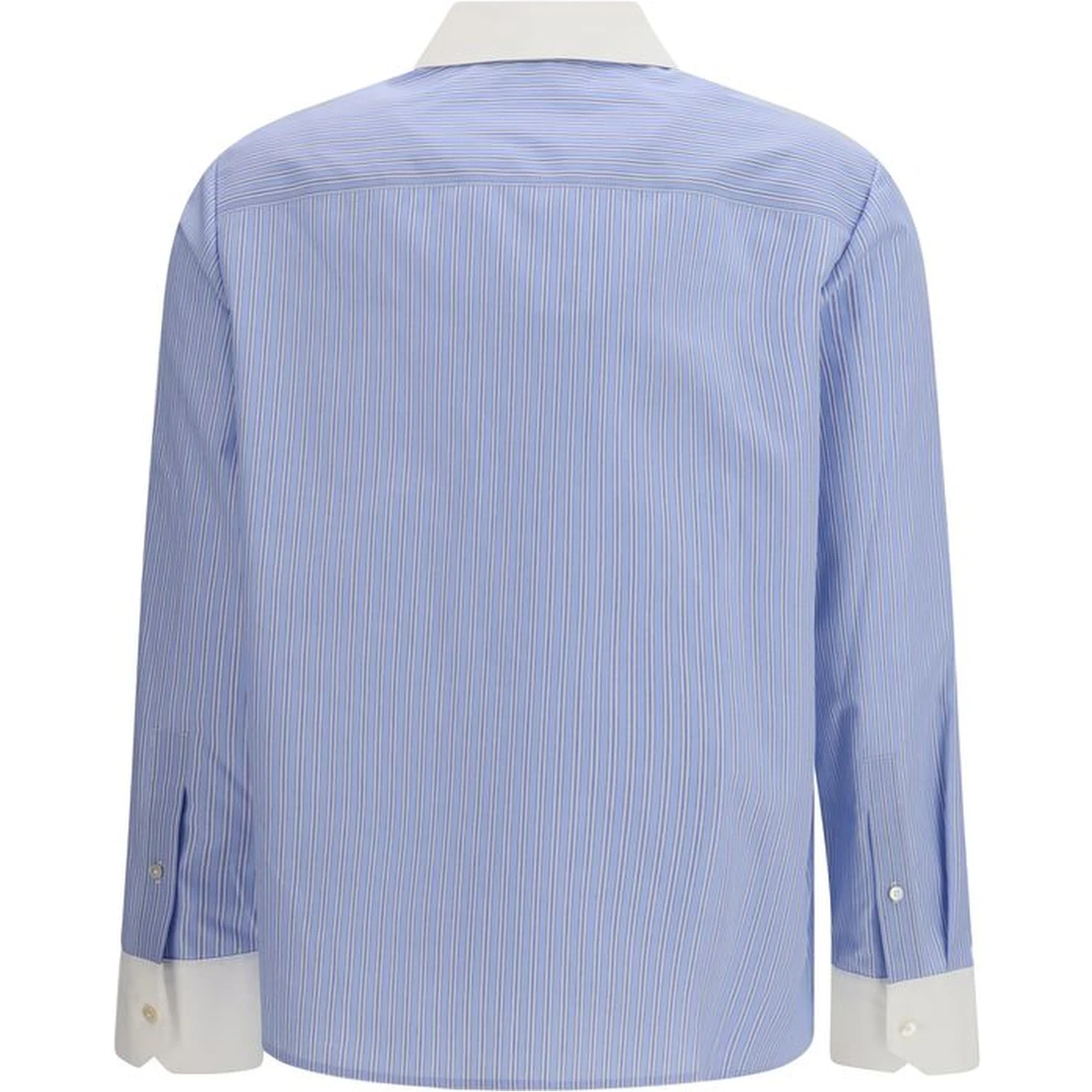 Blue Cotton Pattern Shirt