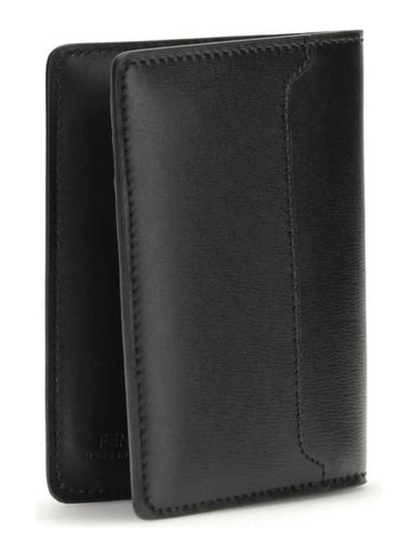 Black Calf Leather Bos Taurus Wallet