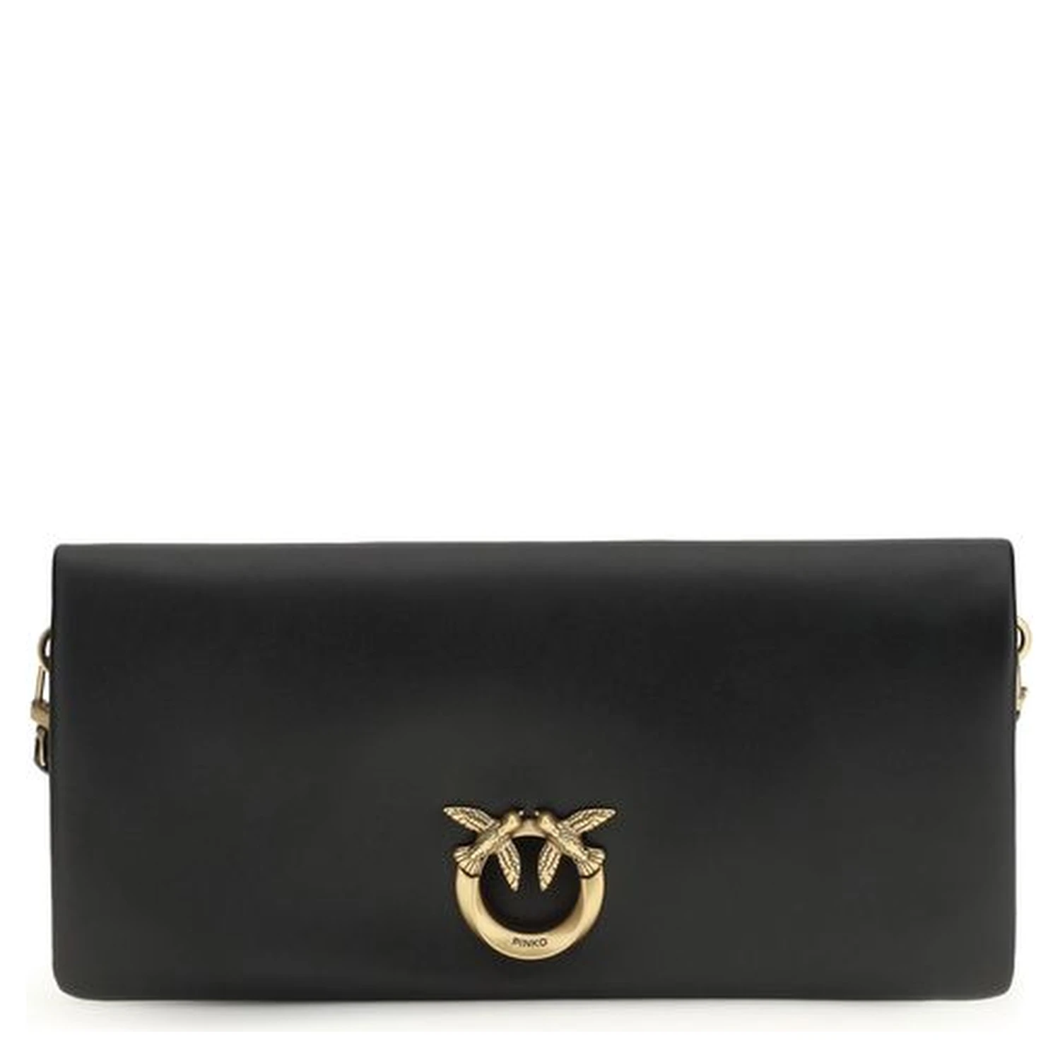 Black Calf Leather Bos Taurus Clutch Bag