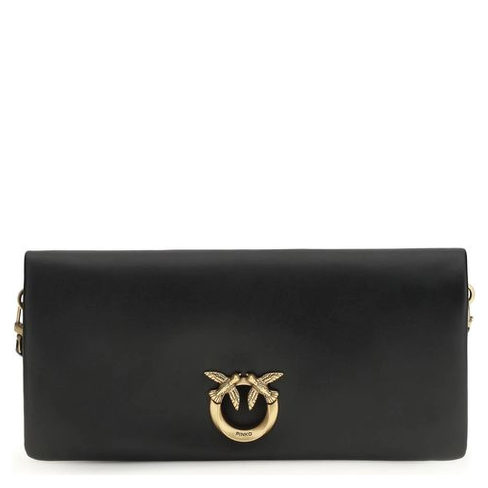 Black Calf Leather Bos Taurus Clutch Bag