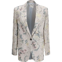 Multicolor Viscose Coat