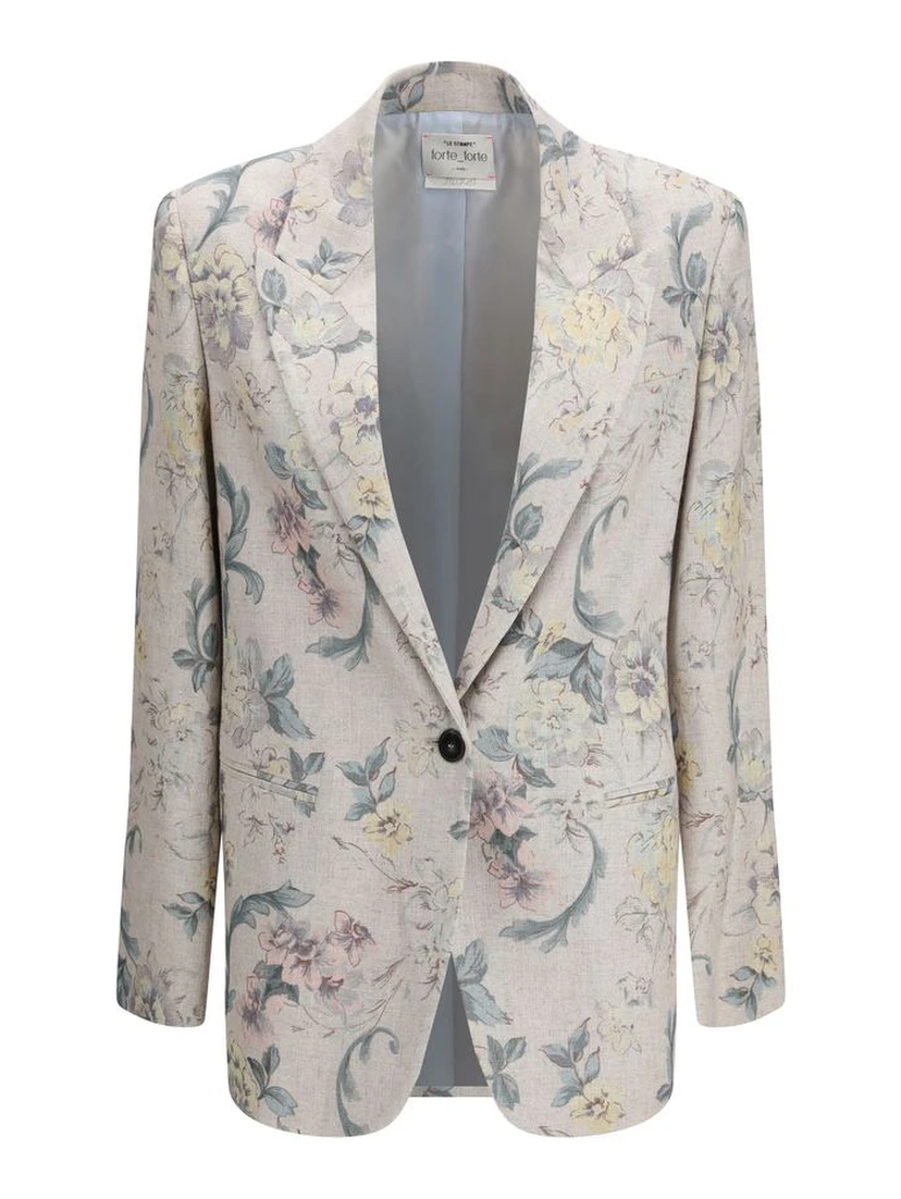 Multicolor Viscose Coat