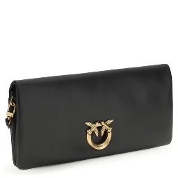 Black Calf Leather Bos Taurus Clutch Bag