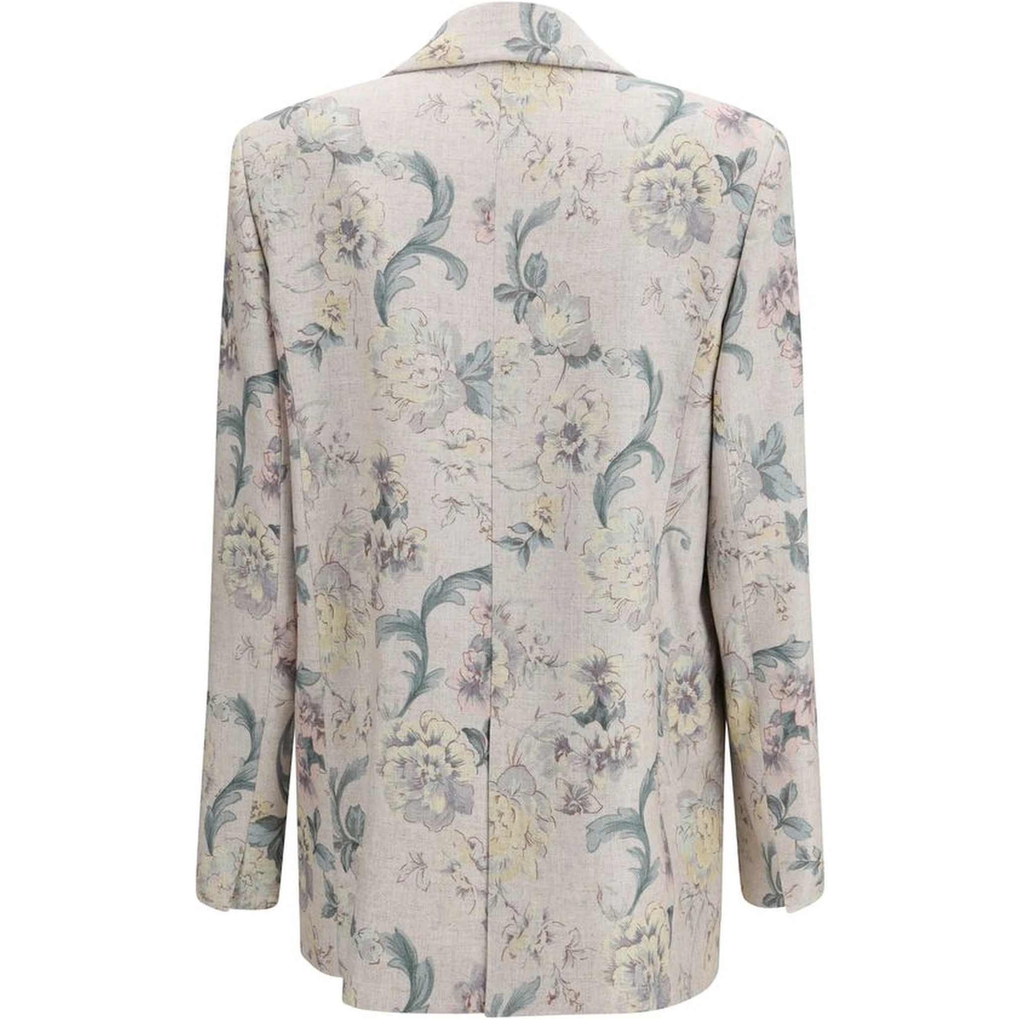 Multicolor Viscose Coat