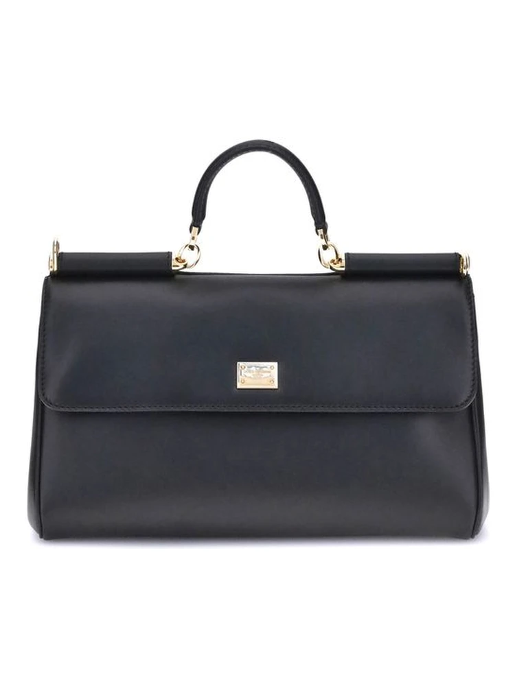 Black Calf Leather Bos Taurus Shoulder Bag