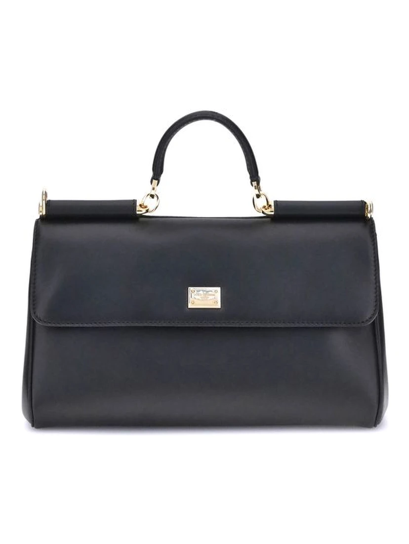 Black Calf Leather Bos Taurus Shoulder Bag