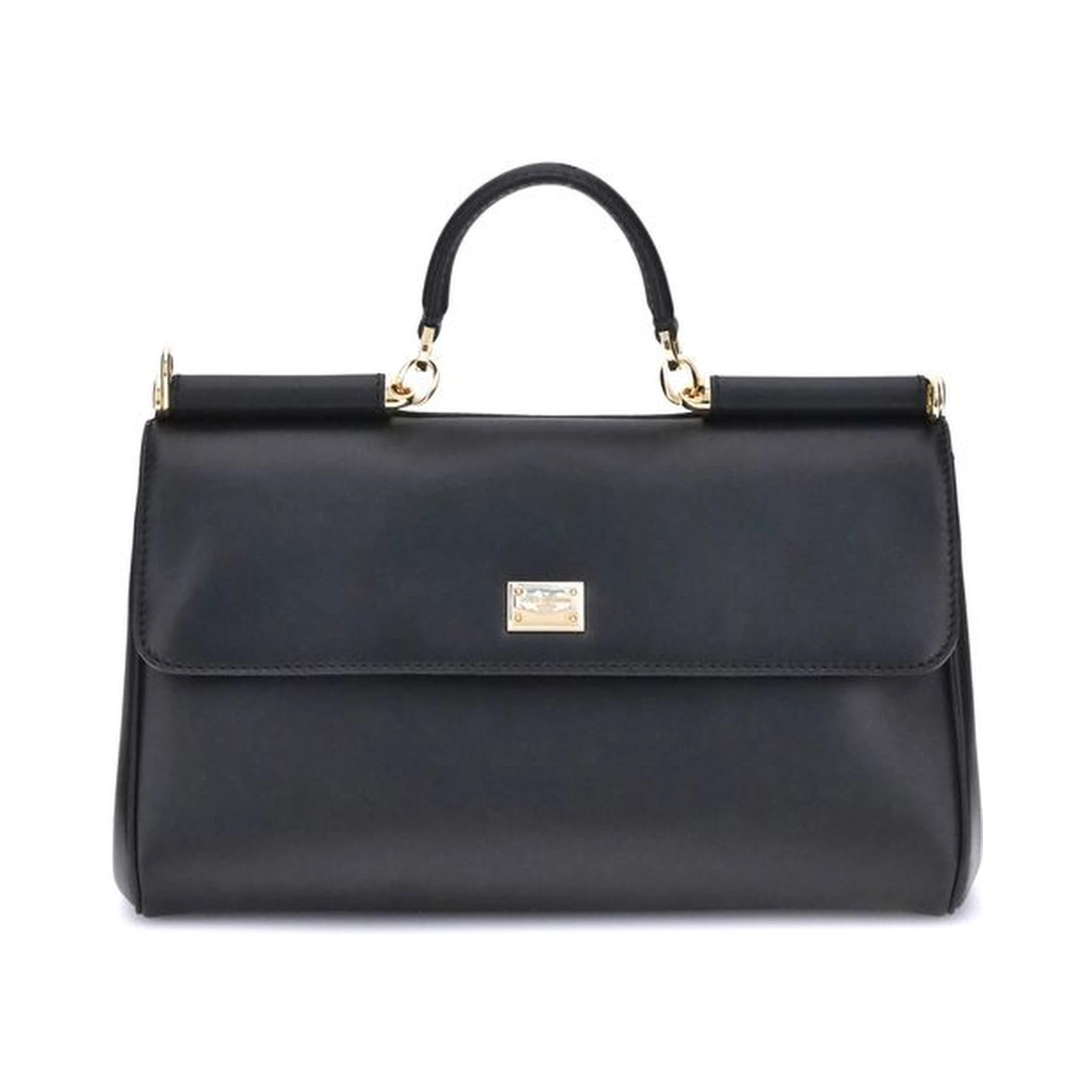 Black Calf Leather Bos Taurus Shoulder Bag