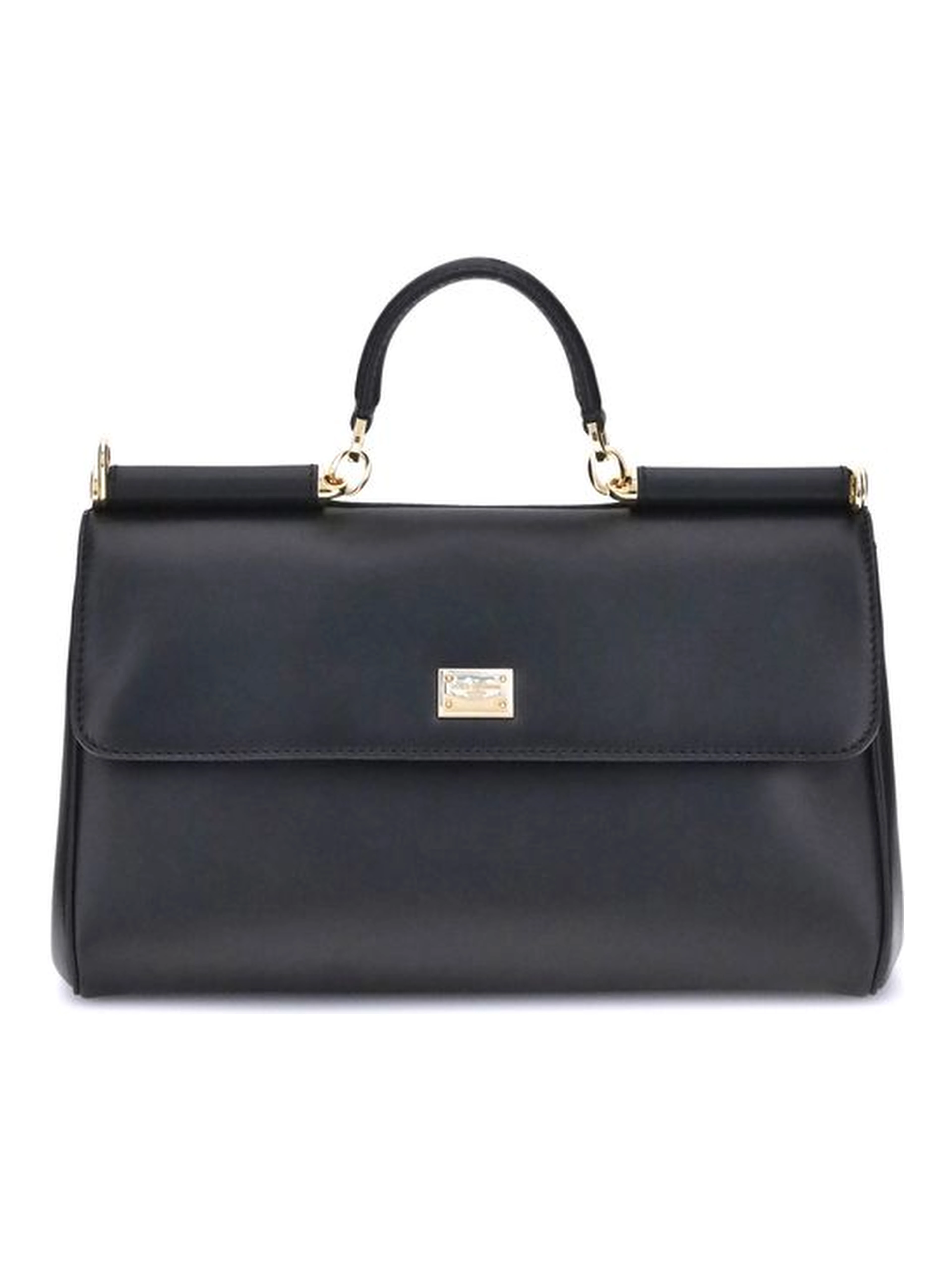 Black Calf Leather Bos Taurus Shoulder Bag
