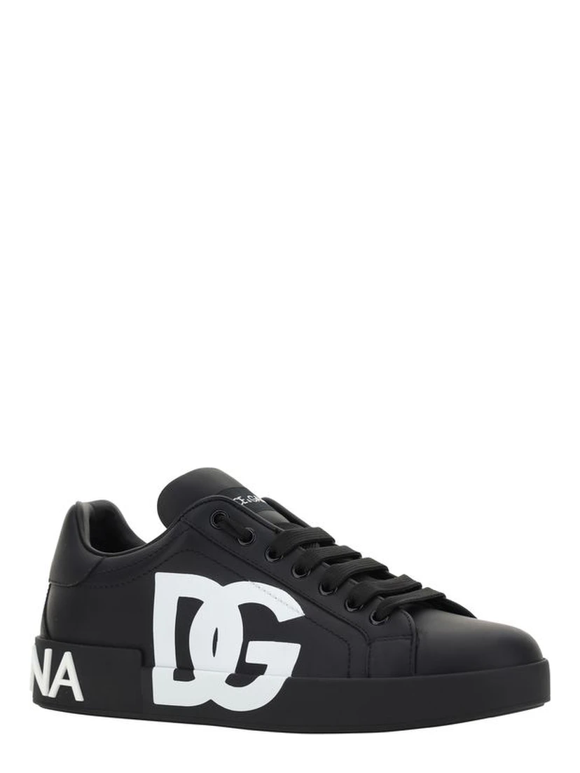 Black Rubber Sneakers