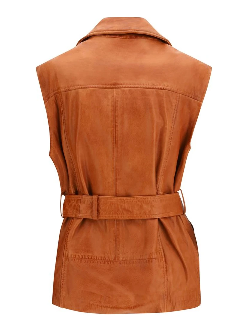 Brown Goatskin Clothing