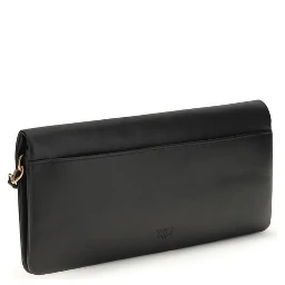 Black Calf Leather Bos Taurus Clutch Bag