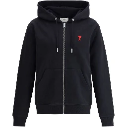 Black Cotton Sweatshirt