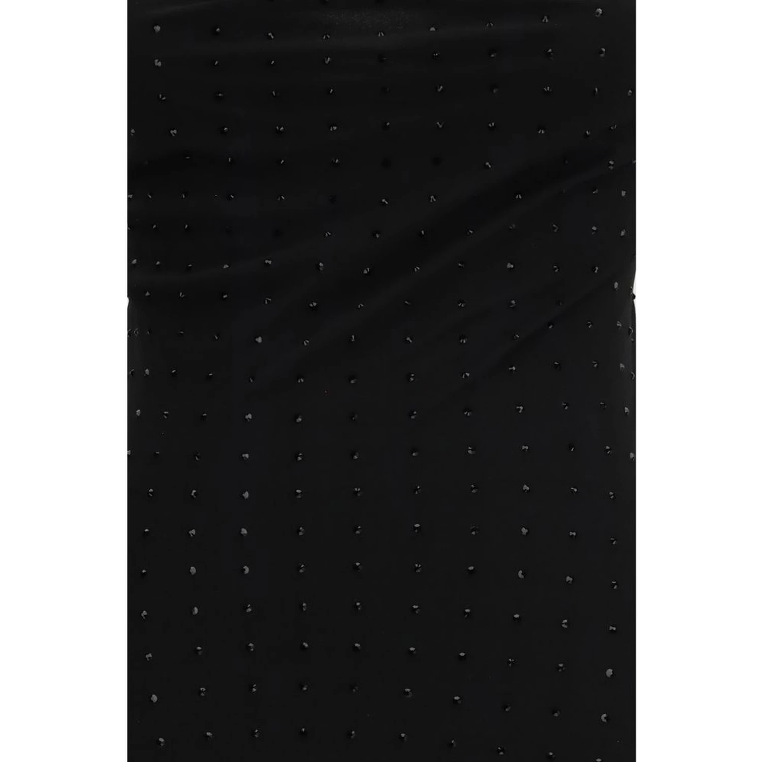 Black Polyester Cocktail Dress