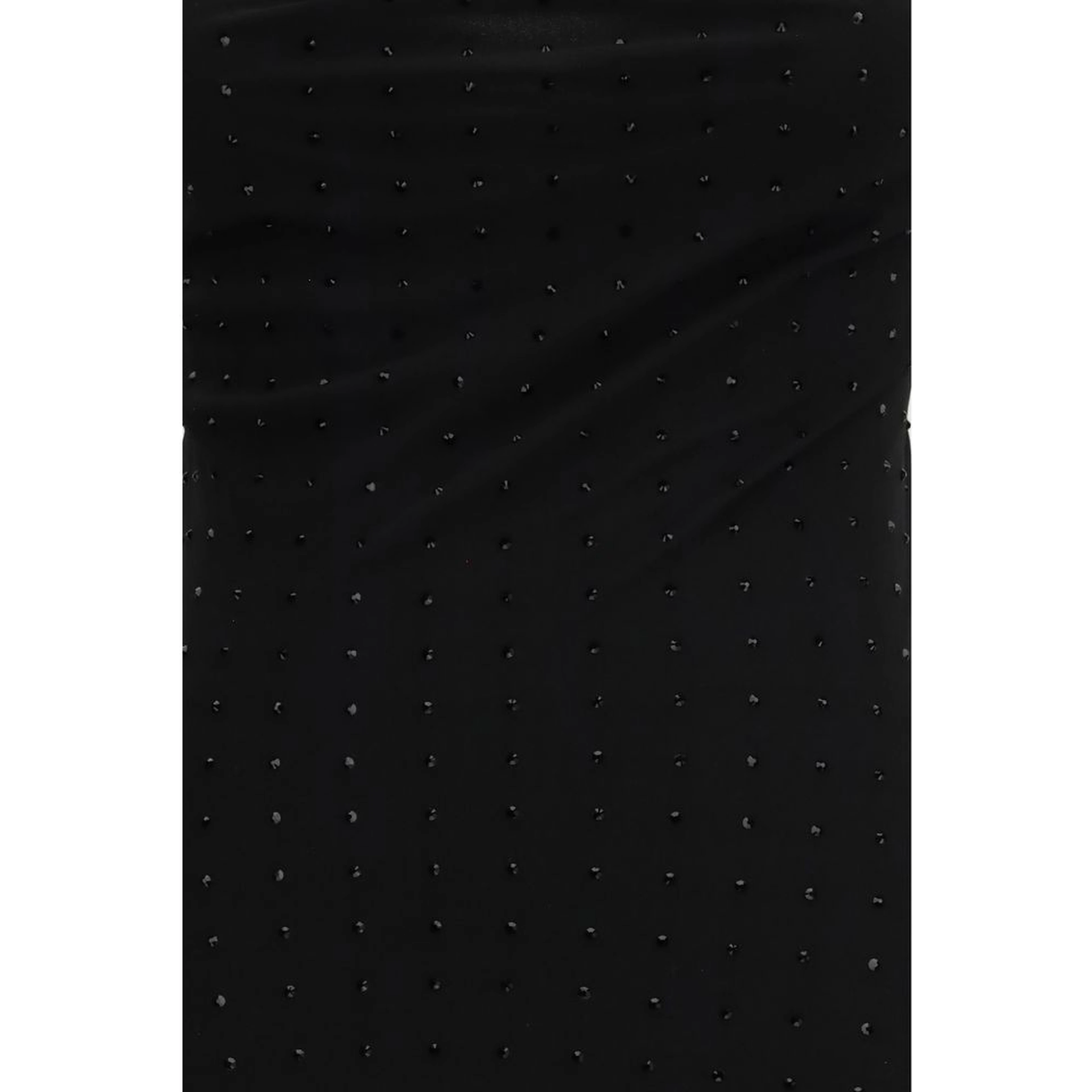 Black Polyester Cocktail Dress