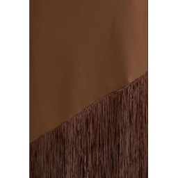 فستان كوكتيل بني من البوليستر