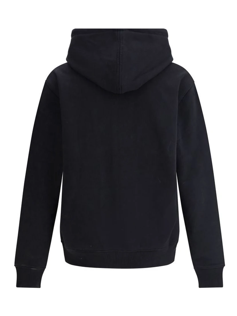 Black Cotton Sweatshirt