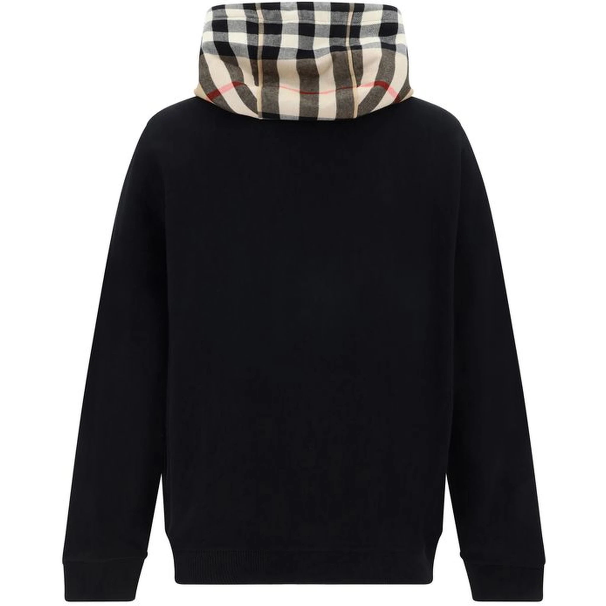 Black Cotton Sweatshirt