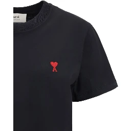 Black Cotton T-Shirt