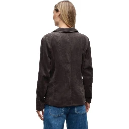 Brown Polyester Blazer