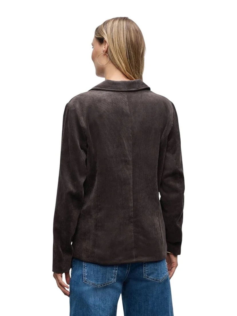 Brown Polyester Blazer
