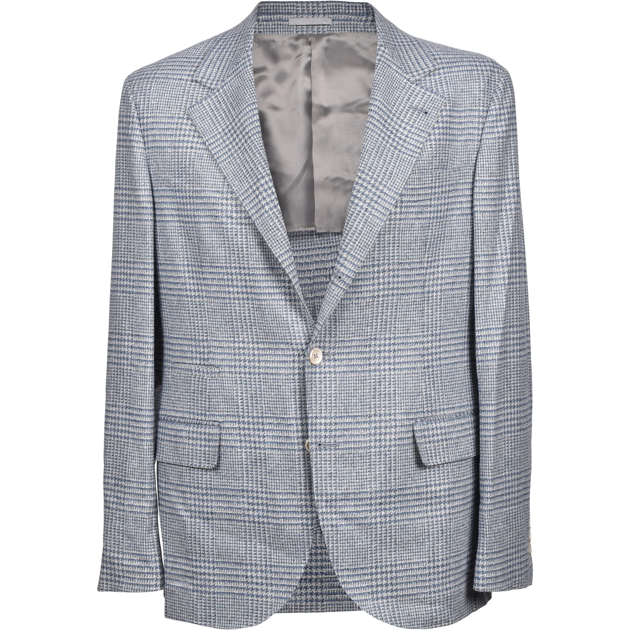 Light Blue Wool Two-Piece Suit
