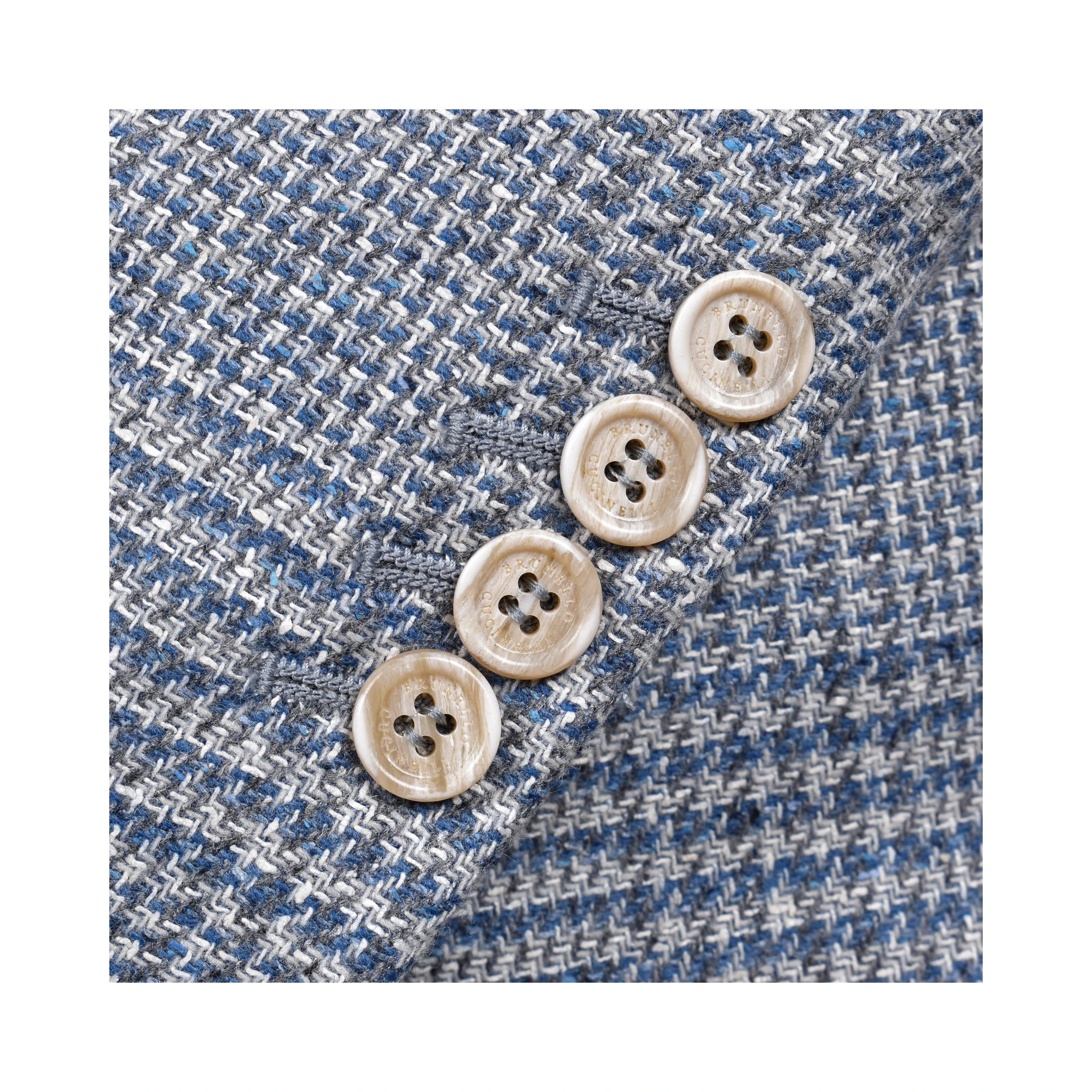 Light Blue Wool Two-Piece Suit
