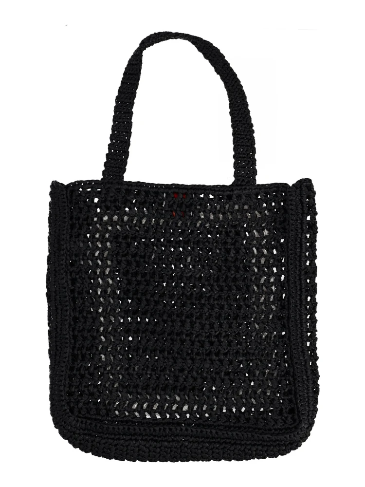 حقيبة تسوق مزينة بشعار alternative