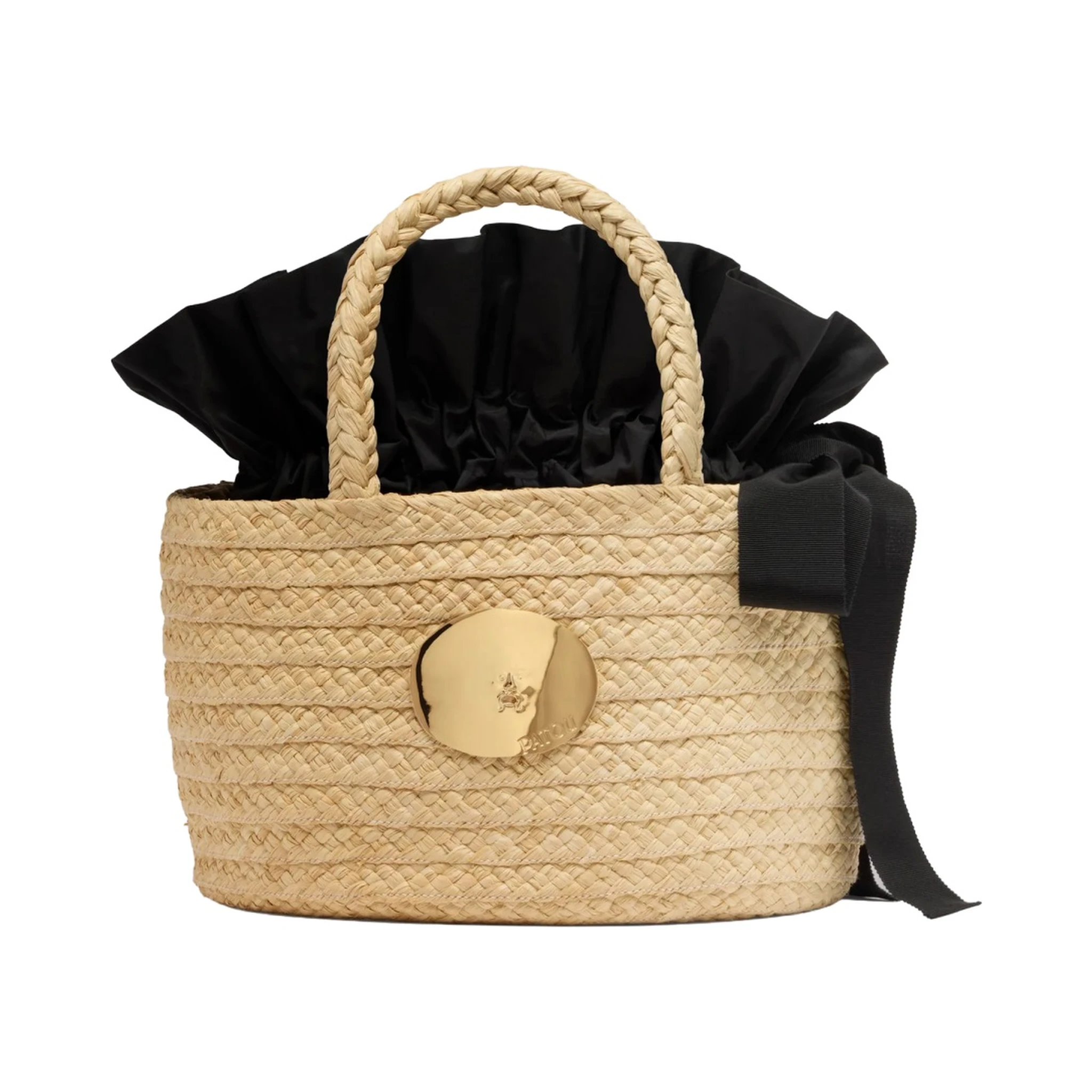 حقيبة تسوق مزينة بشعار