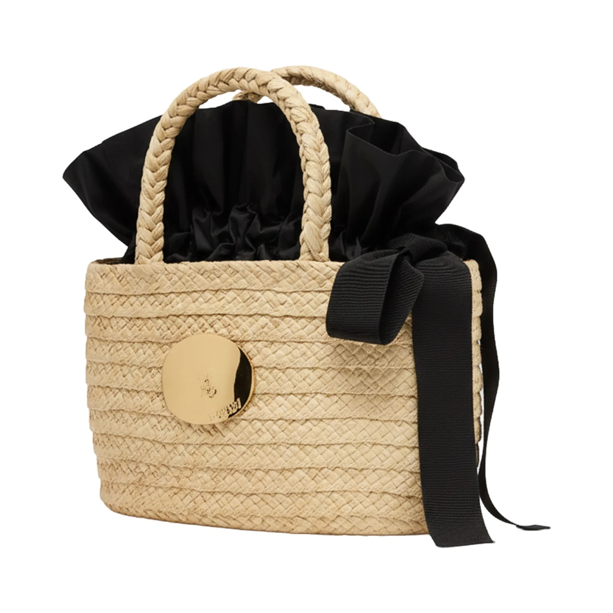 حقيبة تسوق مزينة بشعار