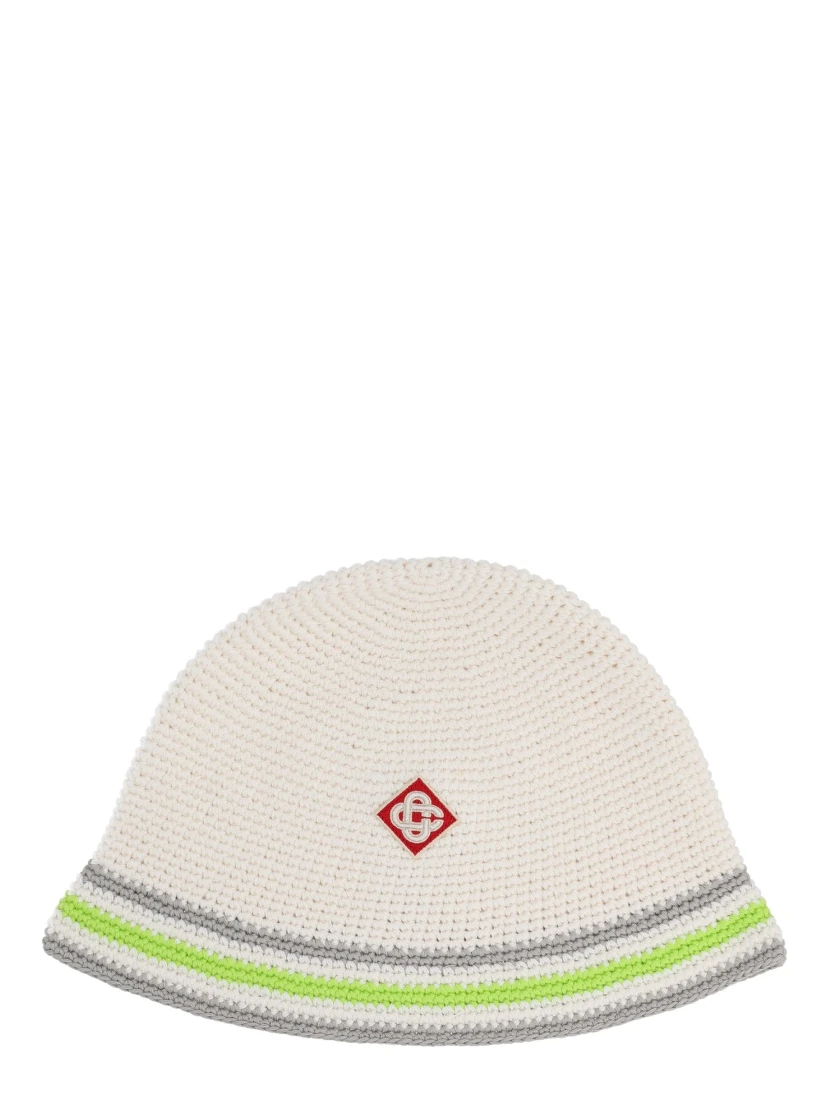 KNIT HAT WITH LOGO