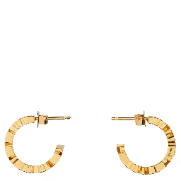 LOGO HOOP EARRINGS
