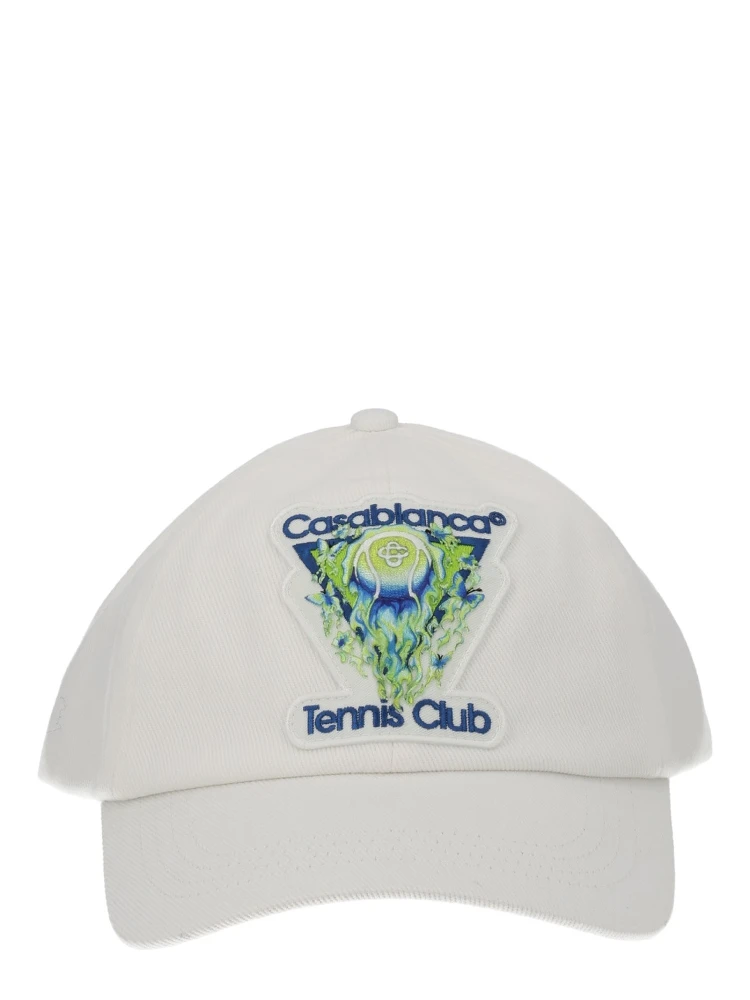 "FLAMING TENNIS BALL" BASEBALL CAP
