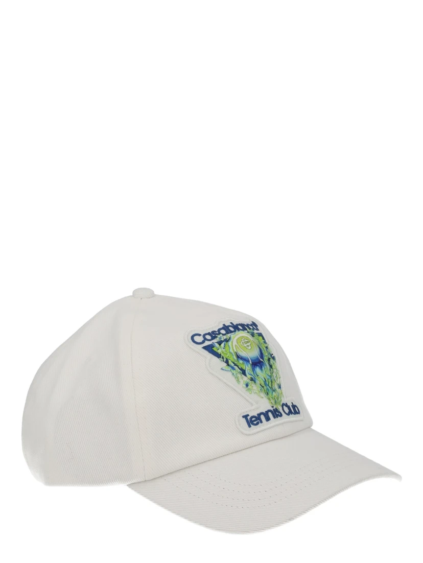 "FLAMING TENNIS BALL" BASEBALL CAP