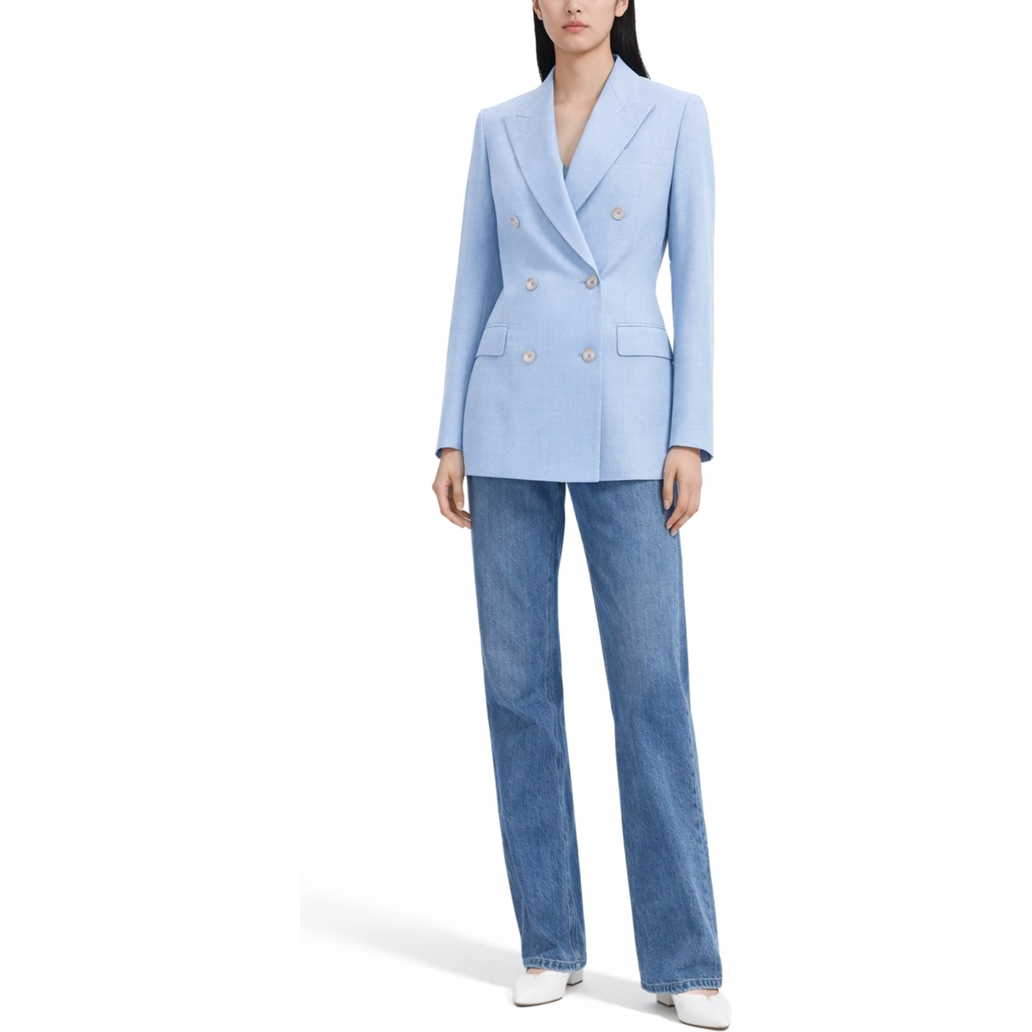 DOUBLE-BREASTED WOOL JACKET