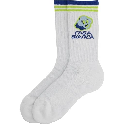 "BLUE CC SMILE" SOCKS