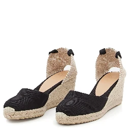 حذاء مسطح من كاستانير، أسود