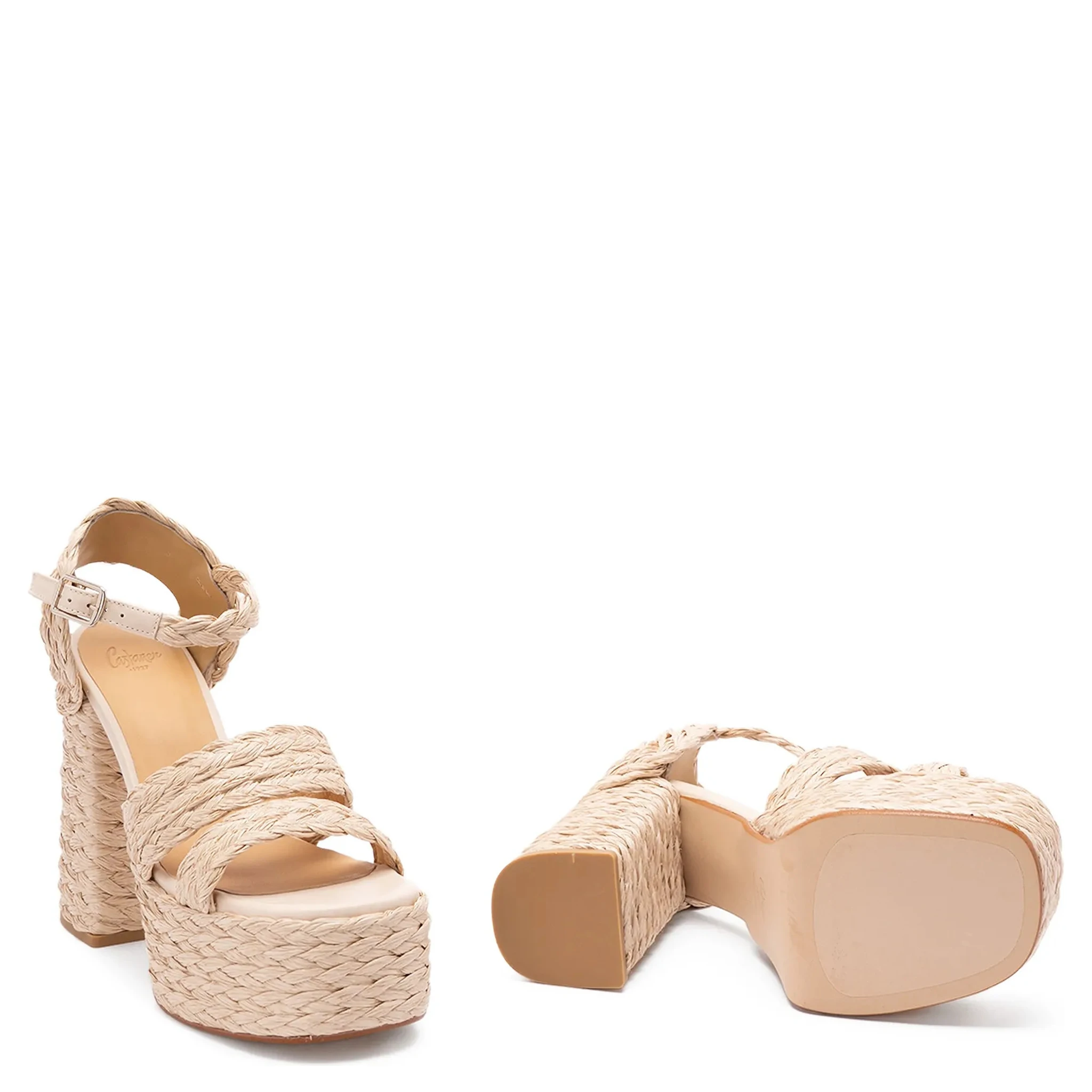 Castaner Sandals White